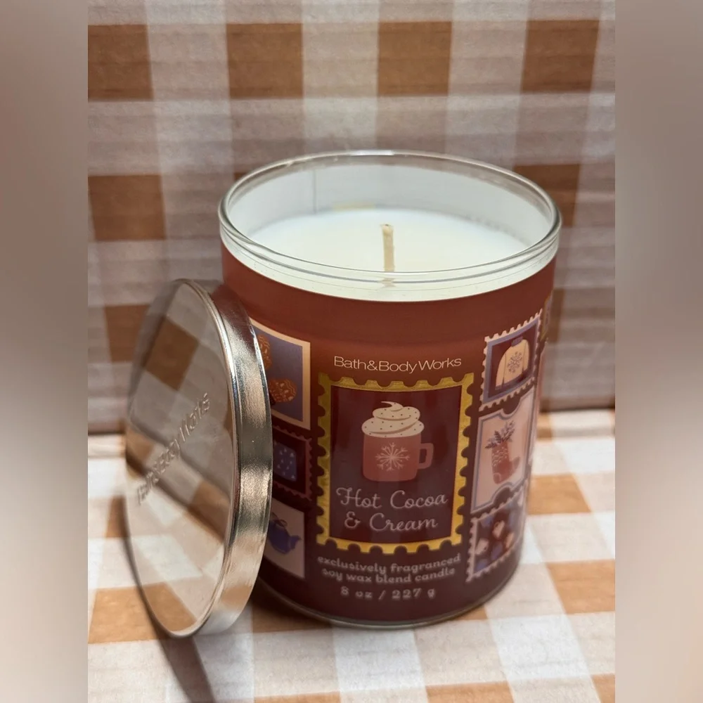 NEW B&BW Hot Cocoa & Cream Single wick candle - Picture 1 of 4